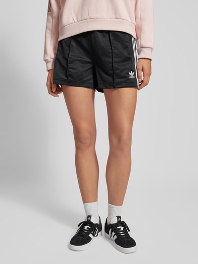 adidas Originals Korte loose fit broek met elastische band Zwart - 4