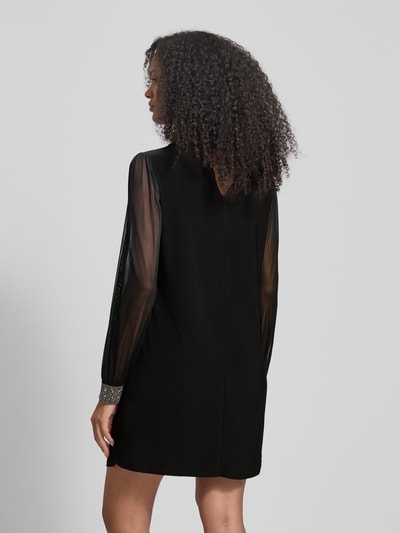Apricot Minikleid mit Rundhalsausschnitt Black 5