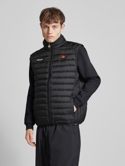 Ellesse Bodywarmer met labelpatches, model 'BARDY' Zwart - 4