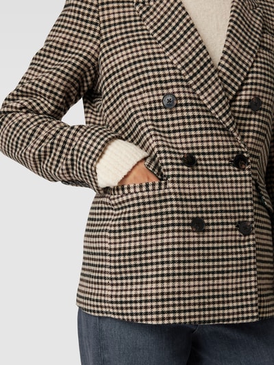 Scotch & Soda Blazer mit Hahnentrittmuster Sand 3