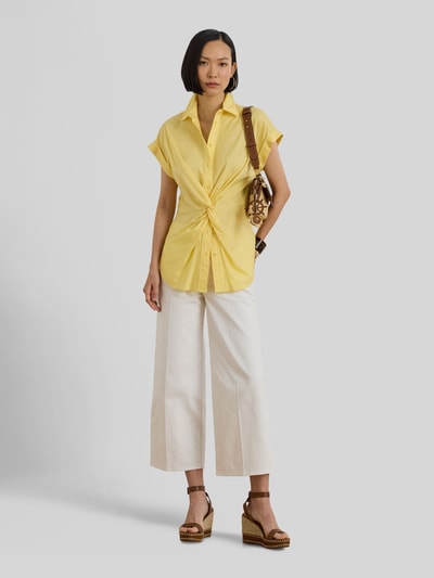 Lauren Ralph Lauren Regular Fit Bluse aus Baumwoll-Mix GELB 1