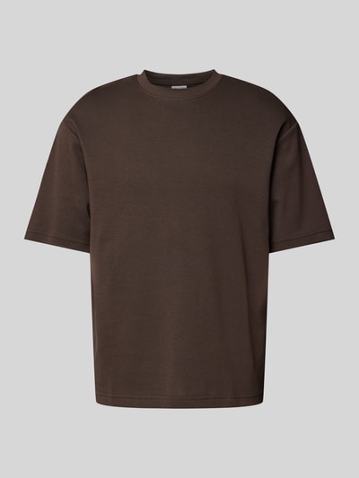 SELECTED HOMME Relaxed fit T-shirt met ronde hals, model 'OSCAR' Middenbruin - 2