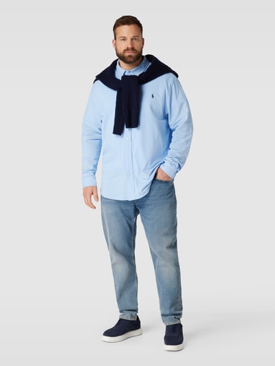 Polo Ralph Lauren Big & Tall PLUS SIZE vrijetijdsoverhemd met button-downkraag Lichtblauw - 1