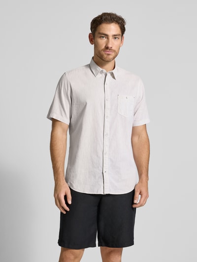 Lerros Koszula casualowa o kroju regular fit z kieszenią na piersi Beżowy 4