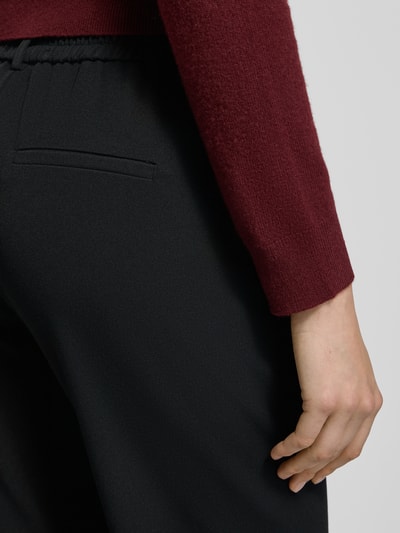 VERO MODA Regular Fit Stoffhose mit Gürtelschlaufen Modell 'MAYA' Black 3