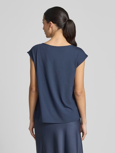 s.Oliver BLACK LABEL Bluzka o kroju relaxed fit z mieszanki wiskozy Granatowy 5