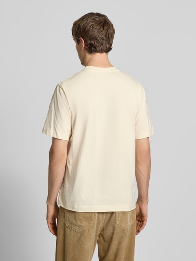 JACK & JONES T-Shirt mit Label-Stitching Modell 'NORREBRO' Offwhite 5