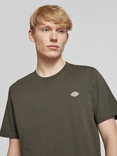 Dickies T-Shirt mit Label-Print Modell 'MAPLETON' Oliv 3