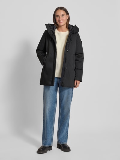 khujo Parka aus Baumwoll-Mix Modell 'ALLAP' Black 1