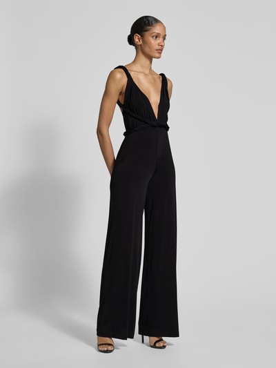 Rose Avenue Jumpsuit met V-hals Zwart - 1