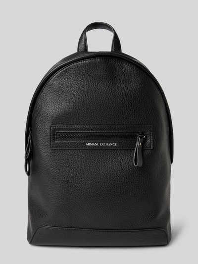 ARMANI EXCHANGE Rucksack in Leder-Optik Black 2