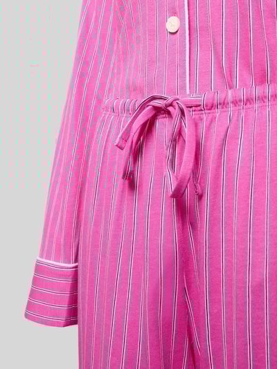 Lauren Ralph Lauren Pyjama met reverskraag Felroze - 2