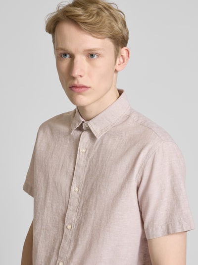 Jack & Jones Koszula casualowa o kroju slim fit z rękawem o dł. 1/2 model ‘BREEZE’ Piaskowy 3