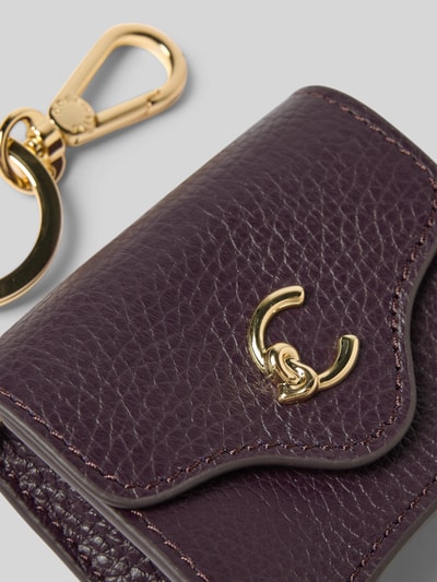 Coccinelle Portemonnee met logo-applicatie Aubergine - 2