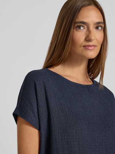 s.Oliver RED LABEL Relaxed Fit T-Shirt mit Stretch-Anteil Marine 3