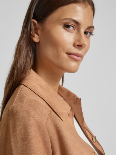 Zero Blazer mit aufgesetzten Taschen Camel 3