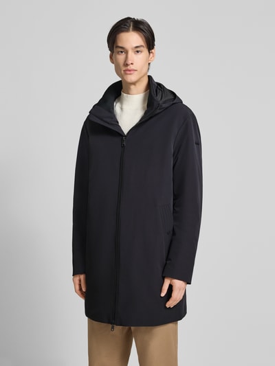 Cinque Regular Fit Mantel mit Zweiwege-Reißverschluss Modell 'SURVIVOR' Marine 4