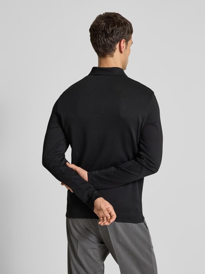 Christian Berg Men Regular Fit Poloshirt mit Knopfleiste Black 5