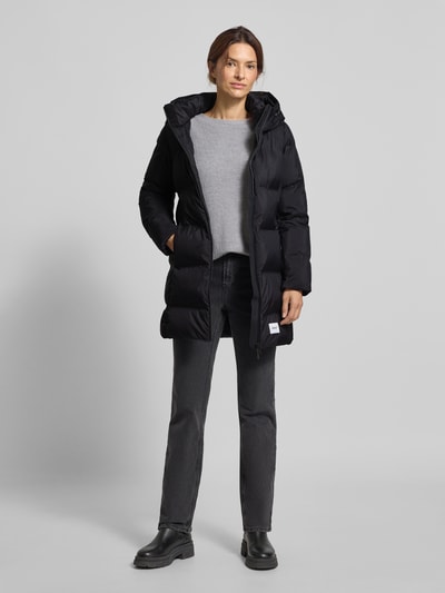 khujo Kurtka pikowana z naszywką z logo model ‘Tanare’ Czarny 1