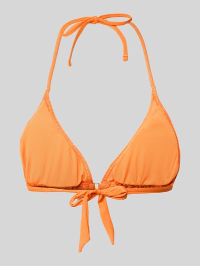 Produktfoto, top bikini Schimmerndes Bikini-Oberteil Modell 'CRICO SPARKLESUN' von Banana Moon, mieszanka materiałów z dodatkiem streczu, dopasowany krój, efekt błyszczący, wiązanie z tyłu