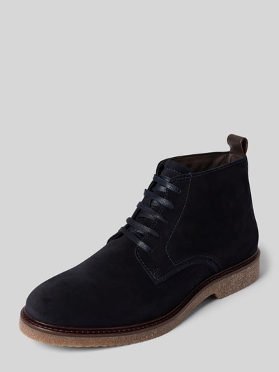 Marc O'Polo Veterschoen van suède Marineblauw - 1