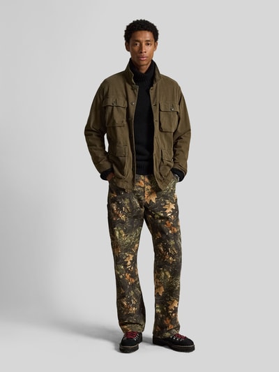 Polo Ralph Lauren Regular Fit Hemdjacke aus reiner Baumwolle Modell 'SUEDED MOLESKIN' Oliv 1