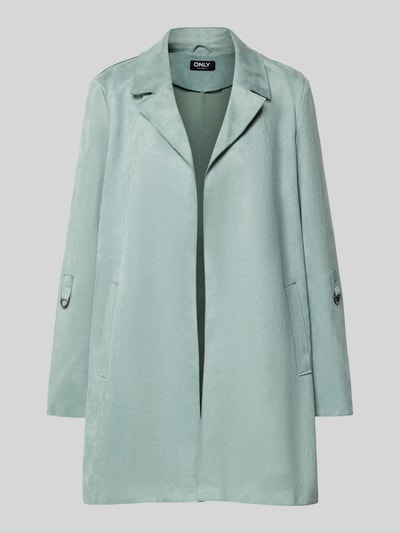 Only Płaszcz o kroju regular fit z efektem weluru model ‘JOLINE’ Trzcinowy 2