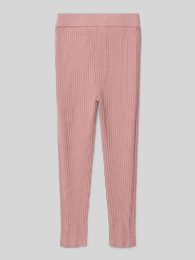 Mayoral Slim Fit Leggings mit Feinripp Altrosa 3