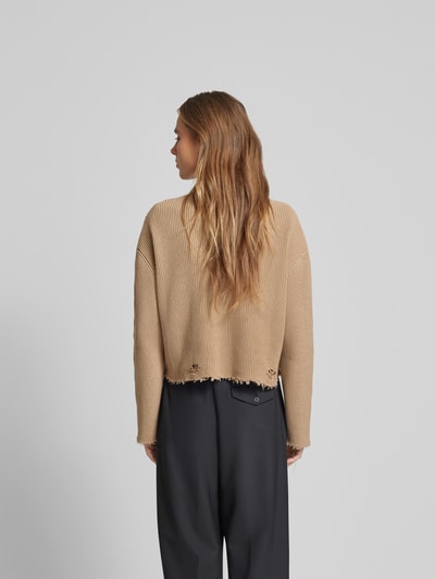 MM6 Maison Margiela Pullover im Used-Look Beige 5