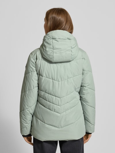 G.I.G.A. DX Gewatteerd regular fit jack met capuchon Mintgroen - 5