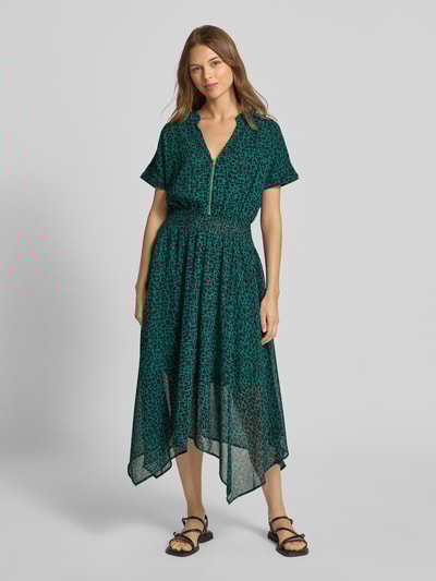 Apricot Midi-jurk met ritssluiting en steekzakken Groen - 4