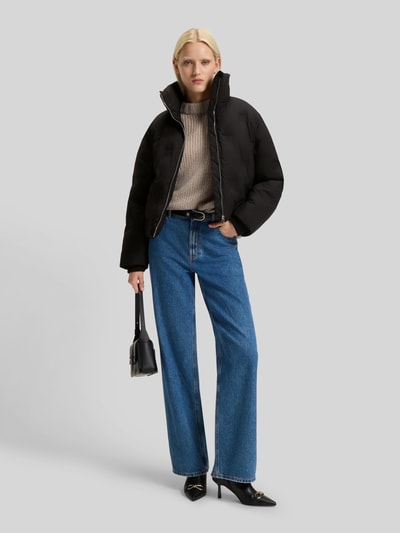 HUGO Kurtka pikowana o kroju regular fit ze stójką Czarny 1