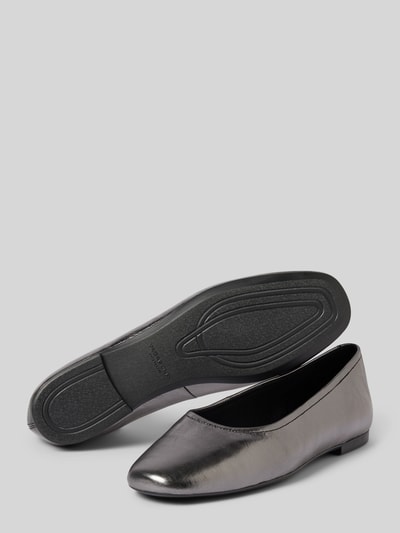 Vagabond Lederballerinas mit Blockabsatz Modell 'JOLIN' Silber 4