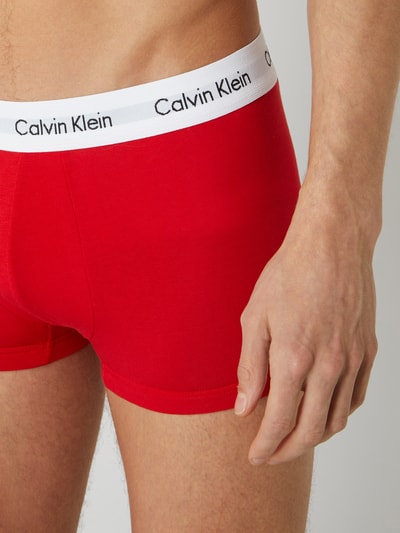 Calvin Klein Underwear Trunks im 3er-Pack - kurzes Bein Rot 5