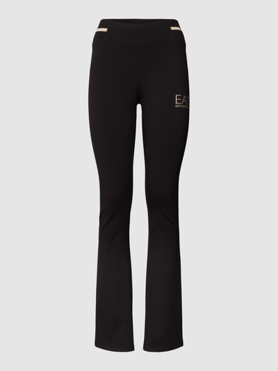 EA7 Emporio Armani Sweatpants mit Label-Details Modell 'PANTALONI' Black 2