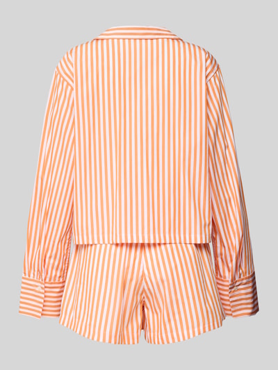 Polo Ralph Lauren Pyjama mit Logo-Stitchings und Knopfleiste Orange 3