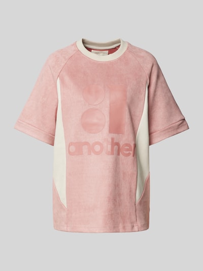 ANOTHER COTTON LAB T-Shirt mit Label-Print Pink 2