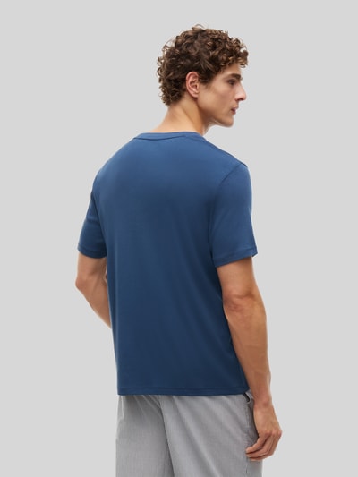 Tommy Hilfiger męski t-shirt o kroju regular fit z małym detal z logo Niebieski 5