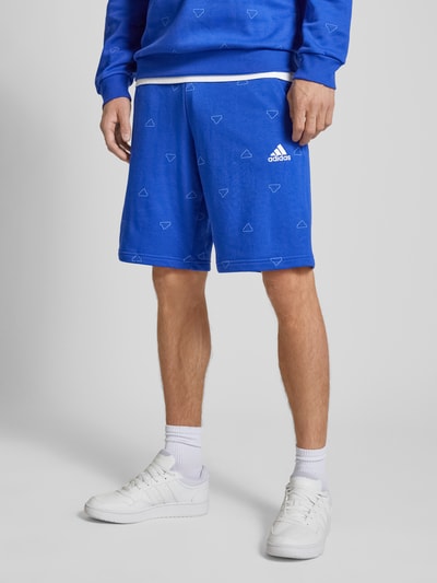 ADIDAS SPORTSWEAR Szorty z dzianiny dresowej z wyhaftowanym logo Królewski niebieski 4