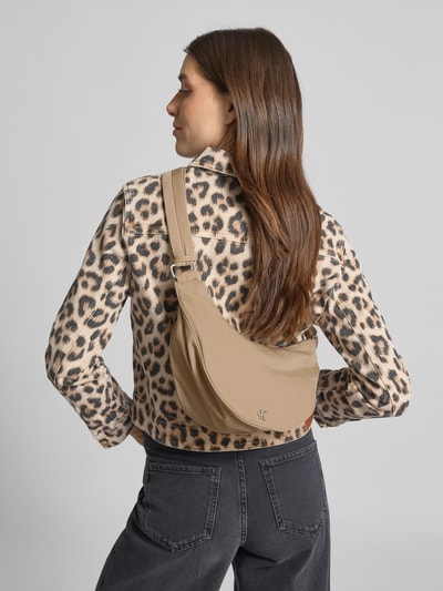 Calvin Klein Jeans Handtas met labelapplicatie, model 'LUNA' Beige - 1