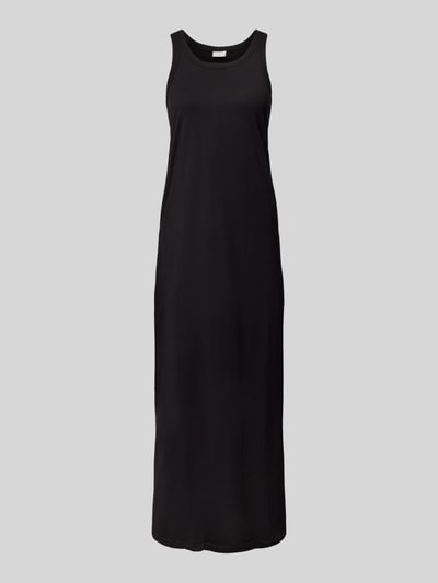 Kaffe Długa sukienka w jednolitym kolorze Czarny 2