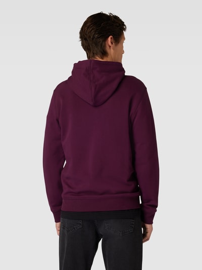 BOSS Orange Kapuzenpullover mit Label-Detail Modell 'Wetalk' Bordeaux 5