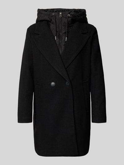 VERO MODA Regular fit lange jas met afneembare binnenkraag, model 'GRACE' Zwart - 2