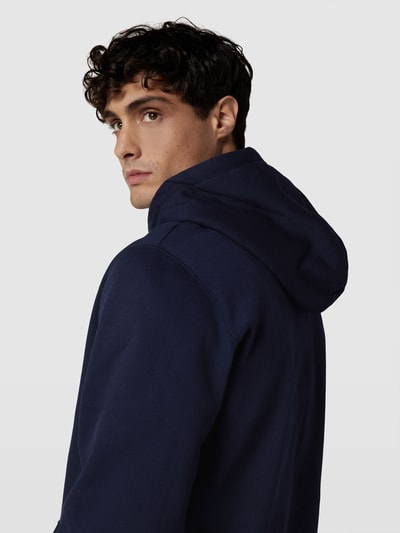 WOOD WOOD Hoodie in melierter Optik Marineblau 3