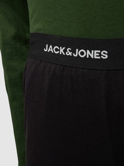 Jack & Jones Piżama z okrągłym dekoltem model ‘BASIC LABEL’ Zielony 2