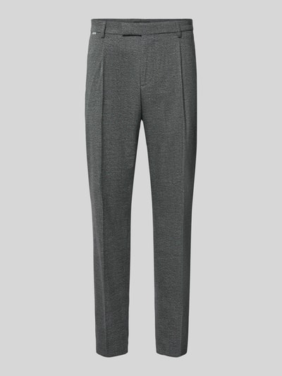 CINQUE Pantalon met persplooien model 'salto' Antraciet - 2