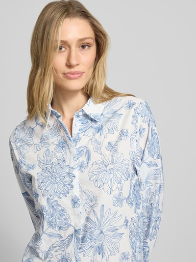 Brax regular fit overhemdblouse van puur katoen model 'VIKI' Bleu - 3