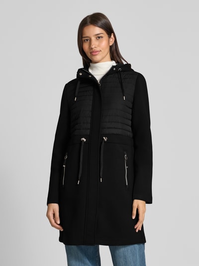 Christian Berg Woman Selection Mantel mit Steppnähten Black 4