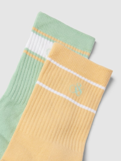 Scotch & Soda Socken mit Label-Detail im 2er-Pack Apricot 2