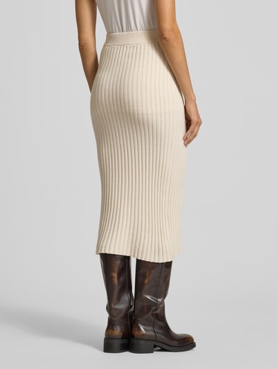 Soyaconcept Strickrock mit Strukturmuster Modell 'KANITA' Ecru Melange 5